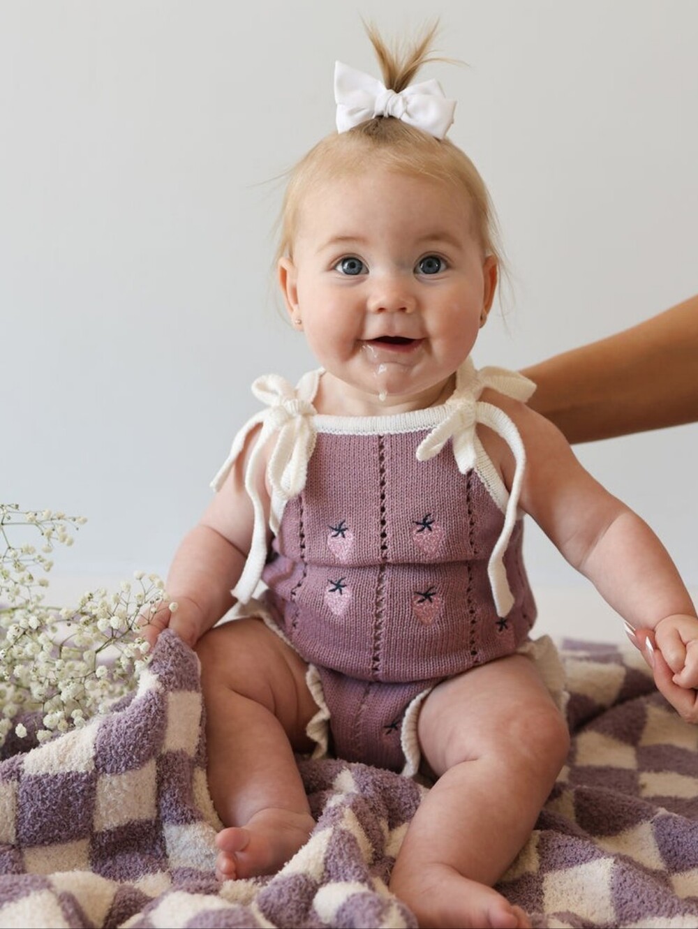 Forever French Matilda Knit Ruffle Romper